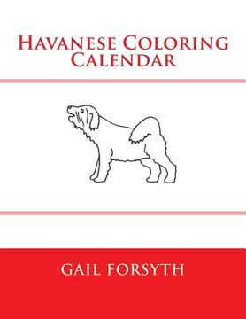 portada Havanese Coloring Calendar