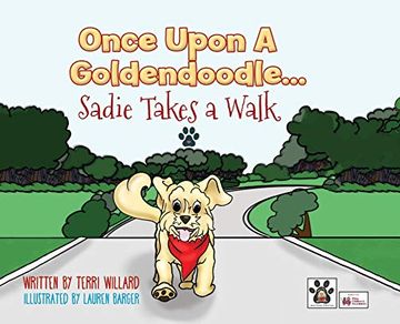 portada Once Upon a Goldendoodle. Sadie Takes a Walk (2) (en Inglés)