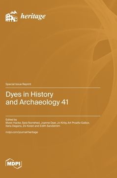 portada Dyes in History and Archaeology 41 (en Inglés)