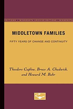 portada Middletown Families: Fifty Years of Change and Continuity (en Inglés)