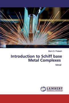 portada Introduction to Schiff base Metal Complexes (en Inglés)