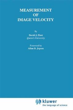 portada Measurement of Image Velocity (The Springer International Series in Engineering and Computer Science) 