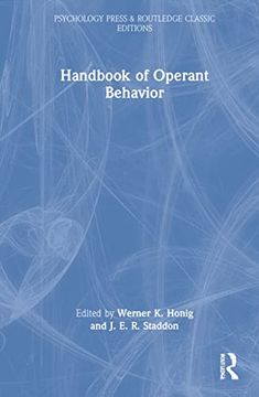 portada Handbook of Operant Behavior (Psychology Press & Routledge Classic Editions) (en Inglés)