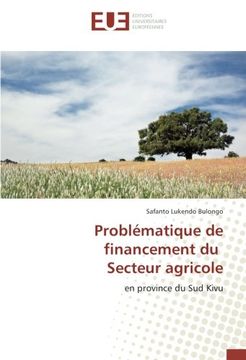 portada Problématique de financement du Secteur agricole (OMN.UNIV.EUROP.)