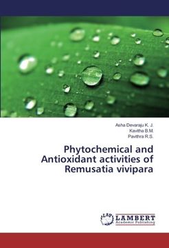 portada Phytochemical and Antioxidant activities of Remusatia vivipara