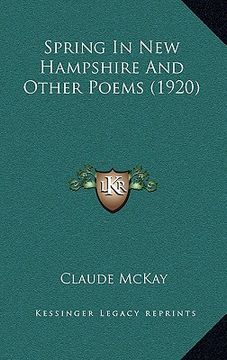 portada spring in new hampshire and other poems (1920) (en Inglés)