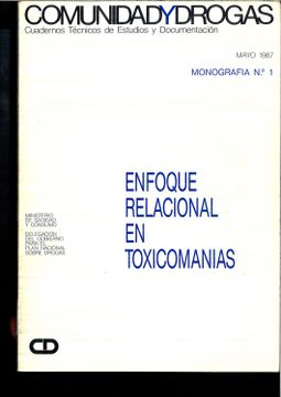 portada Comunidad y Drogas - Cuadernos Tecnicos de Estudio y Documentacion nº 1 (Enfoque Relacional en Toxicomanias)