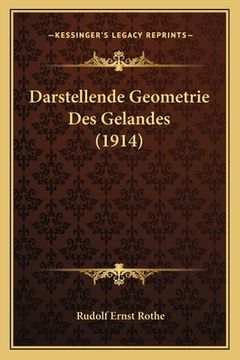portada Darstellende Geometrie Des Gelandes (1914) (en Alemán)