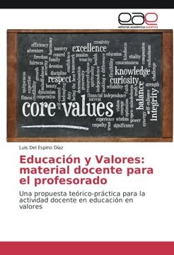 portada Educación y Valores: material docente para el profesorado: Una propuesta teórico-práctica para la actividad docente en educación en valores