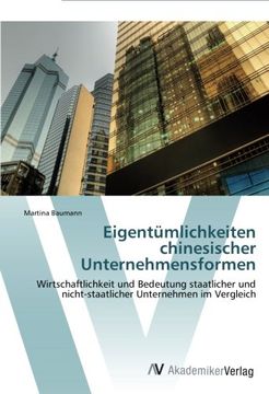 portada Eigentümlichkeiten chinesischer Unternehmensformen