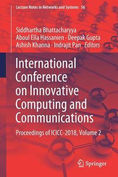 portada International Conference on Innovative Computing and Communications: Proceedings of ICICC 2018, Volume 2 (in English)