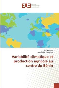 portada Variabilité climatique et production agricole au centre du Bénin