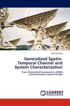 portada generalized spatio-temporal channel and system characterization (en Inglés)