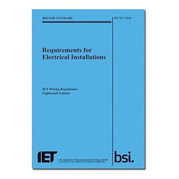 portada Requirements for Electrical Installations, IET Wiring Regulations, Eighteenth Edition, BS 7671:2018 (en Inglés)