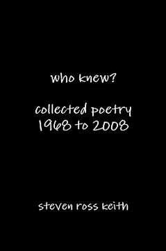 portada who knew? collected poetry 1968 to 2008 (in English)