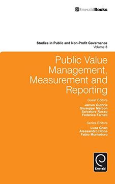 portada Public Value Management, Measurement and Reporting (Studies in Public and Non-Profit Governance)