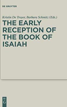 portada The Reception of the Book of Isaiah in Deuterocanonical and Cognate Literature (Deuterocanonical and Cognate Literature Studies) (en Inglés)