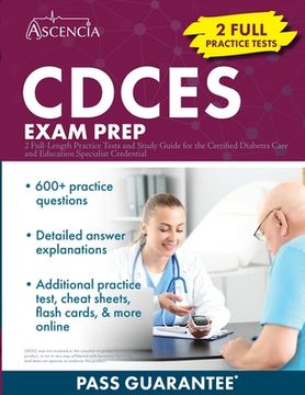 portada CDCES Exam Prep: 2 Full-Length Practice Tests and Study Guide for the Certified Diabetes Care and Education Specialist Credential