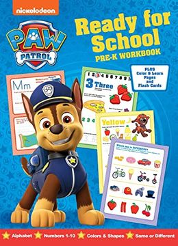 portada Nickelodeon Paw Patrol: Ready for School Pre-K Workbook (in English)