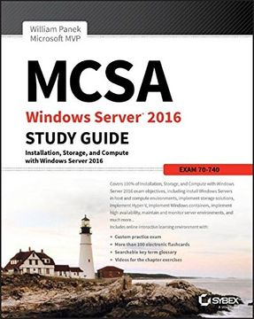 portada MCSA Windows Server 2016 Study Guide: Exam 70-740