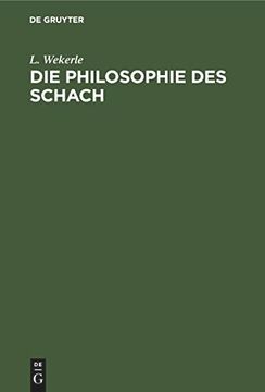 portada Die Philosophie des Schach (en Alemán)