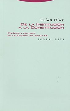 portada De la Institución a la Constitución (in Spanish)