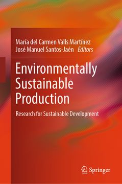 portada Environmentally Sustainable Production: Research for Sustainable Development (en Inglés)