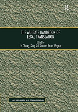 portada The Ashgate Handbook of Legal Translation (Law, Language and Communication) (en Inglés)