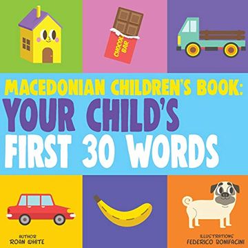 portada Macedonian Children'S Book: Your Child'S First 30 Words (en Inglés)