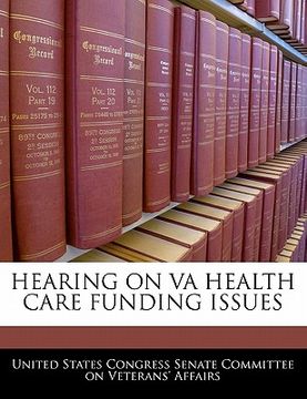 portada hearing on va health care funding issues (in English)