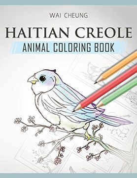 portada Haitian Creole Animal Coloring Book (en Inglés)