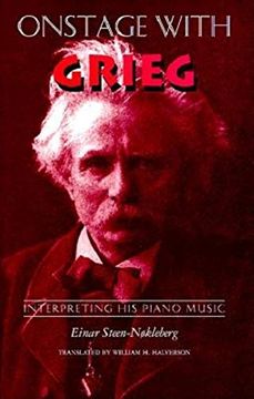 portada Onstage With Grieg: Interpreting his Piano Music (en Inglés)