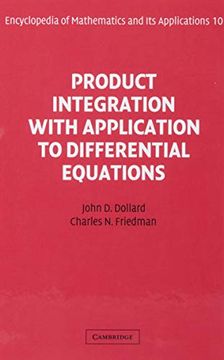 portada Product Integration With Application to Differential Equations: 10 (Encyclopedia of Mathematics and its Applications) (en Inglés)