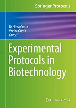 portada Experimental Protocols in Biotechnology (Springer Protocols Handbooks)