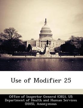 portada use of modifier 25 (en Inglés)