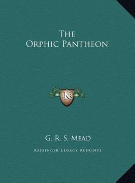portada the orphic pantheon (en Inglés)