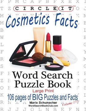 portada Circle It, Cosmetics Facts, Word Search, Puzzle Book (en Inglés)