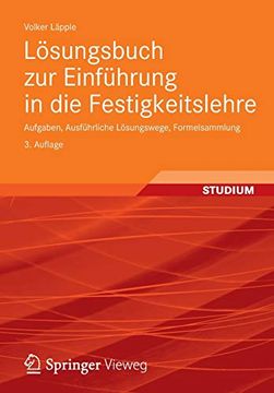 portada Lösungsbuch zur Einführung in die Festigkeitslehre: Aufgaben, Ausführliche Lösungswege, Formelsammlung (en Alemán)