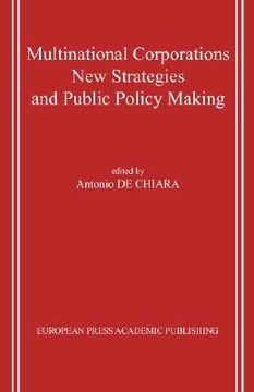 portada multinational corporations. new strategies and public policy making. (en Inglés)