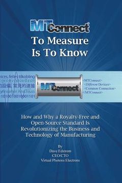 portada MTConnect To Measure Is To Know (en Inglés)