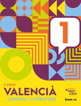 portada Llengua i Literatura Avancem 1º eso Valencia (en Valenciano)