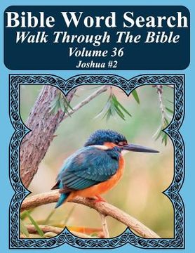 portada Bible Word Search Walk Through The Bible Volume 36: Joshua #2 Extra Large Print (en Inglés)