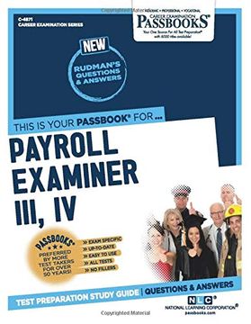 portada Payroll Examiner Iii, iv (en Inglés)
