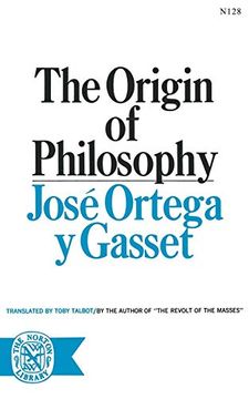 portada The Origin of Philosophy (en Inglés)
