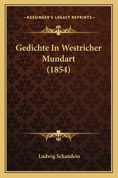 portada Gedichte In Westricher Mundart (1854) (en Alemán)