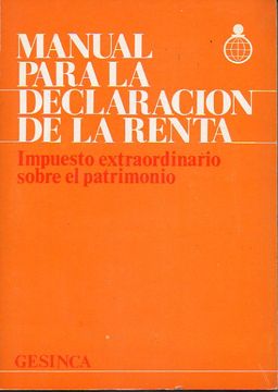 portada manual para la declaración de la renta. impuesto extraordinario sobre el patrimonio.