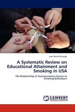 portada a systematic review on educational attainment and smoking in usa (en Inglés)