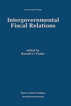 portada intergovernmental fiscal relations (en Inglés)