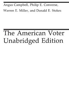 portada The American Voter: Unabridged Edition (en Inglés)