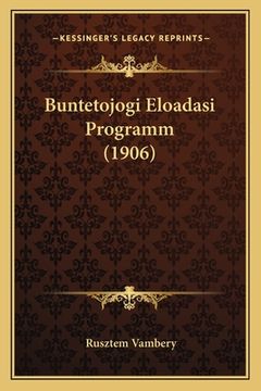 portada Buntetojogi Eloadasi Programm (1906) (en Húngaro)